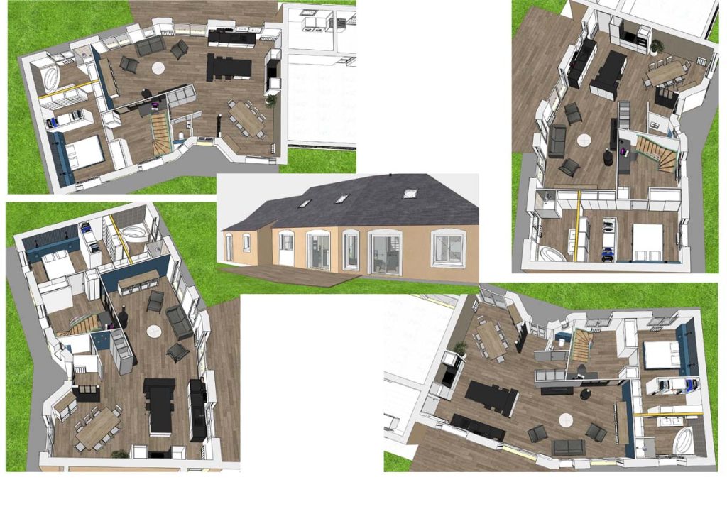 Restructuration du RDC d'une habitation